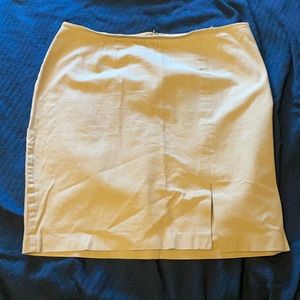 EUC Venezia Jeans Tan STRETCH Pencil Skirt, Size 18